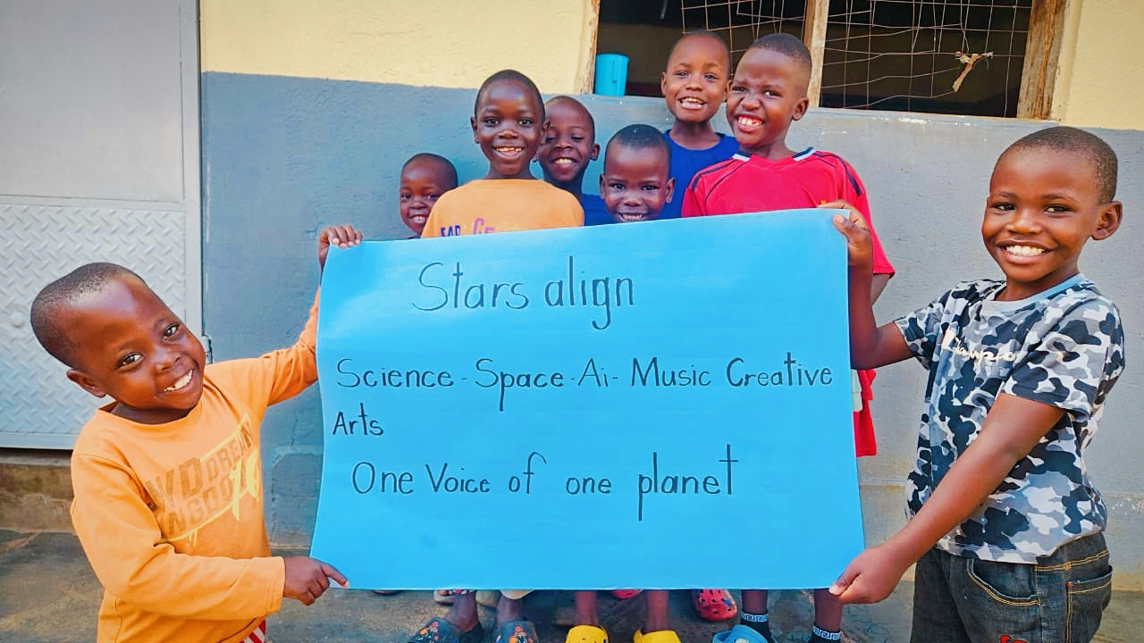Stars Align students in Uganda